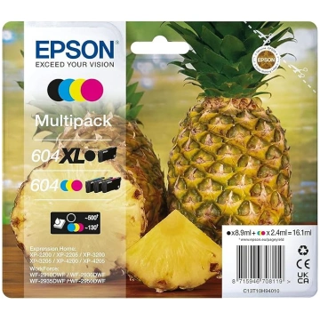 Epson oriģinālās 604 tintes ananāsu daudzpakete 4 