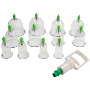 Ķīniešu vakuummasāžas krūzes + pumpis Soulima