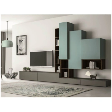Modular wall unit SLIM 87 By Dall'Agnese