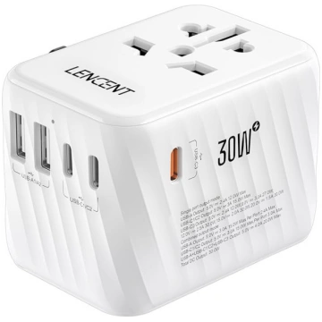 LENCENT Universal Travel Adapter, 30W Internationa