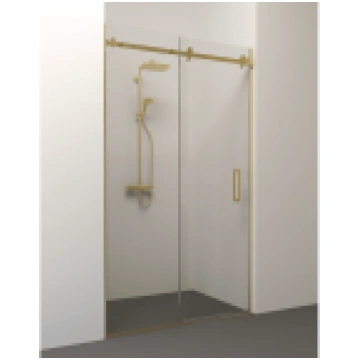 Rossa Lux Gold dušas durvis 130x200 cm Stikla Serv
