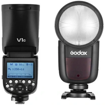 Godox apaļā zibspuldze V1 - TTL Li-ion - Nikon
