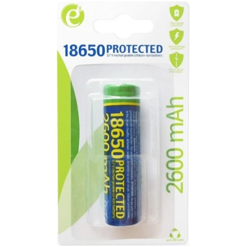 Akumulators Energenie Lithium-ion 18650 Protected 