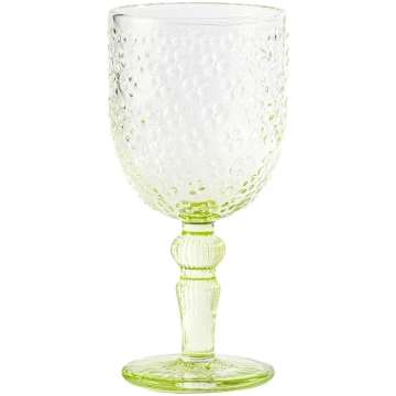 (89438) Vīna glāze GIO ADORE H17.6cm, zaļa Home4yo
