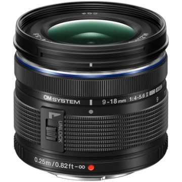 OM SYSTEM Objectif M.Zuiko Digital ED 9-18mm f/4-5