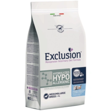 Exclusion Hypoallergenic sausā barība vidējo un li