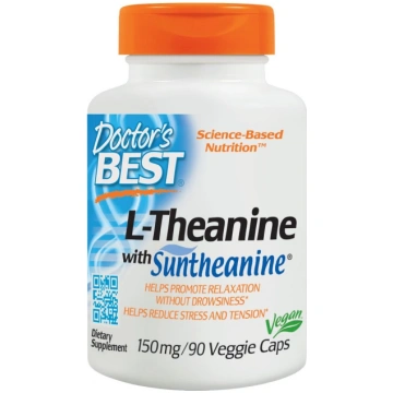 Doctor"s Best L-teanīns ar sunteanīnu, 150 mg - 90
