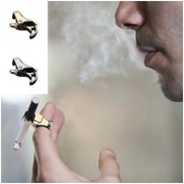 Stīlīgs cigarešu tūrētājs - regulējams gredzens, l