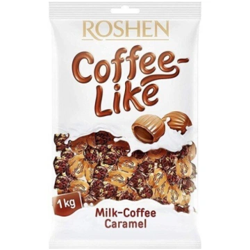 Roshen Coffee Like karameles ar piena un kafijas g