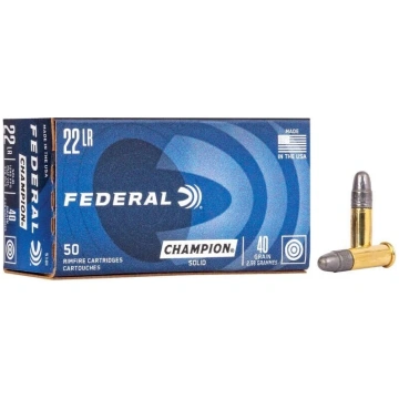 FEDERAL 22 LR 40gr/2.6g Champion Solid