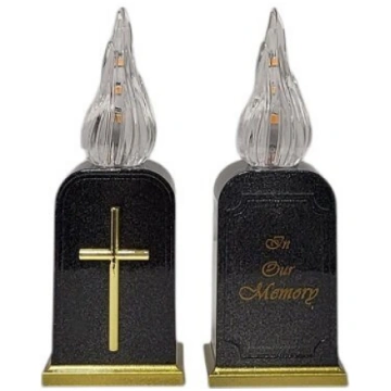 Kapsētas svečturis LED "In Memory"