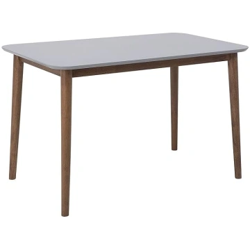 Beliani Modesto Retro Dining Table Rubberwood Dark