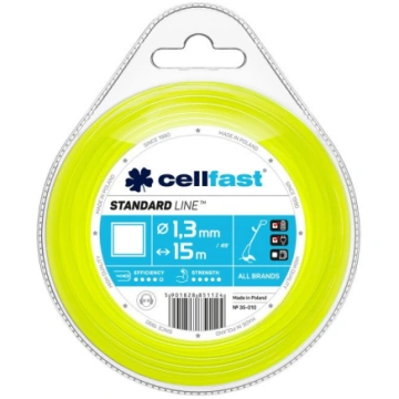 Trimmera aukla CELLFAST kvadrātveida 1.3x15m 59018