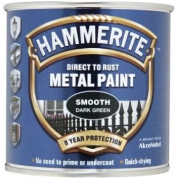 Hammerite PAINT HAMMERITE GREEN SATIN 250ML