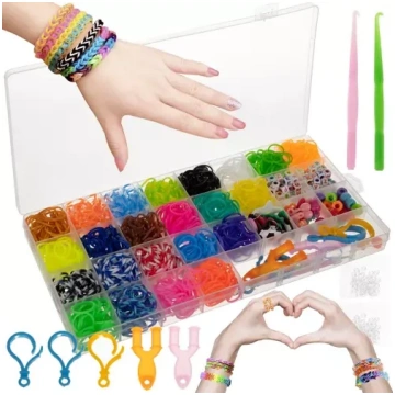 Mazais "loom bands" gumiju kompleks