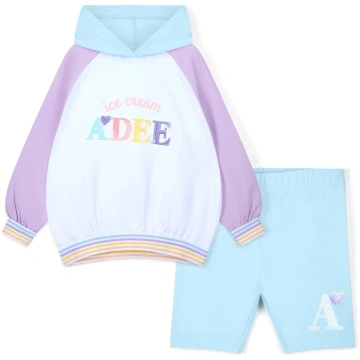 White Sissy Cycling Short Set Adee