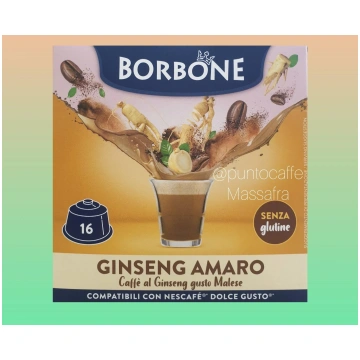 64 Capsules Dolce Gusto Ginseng Bourbon Borbone