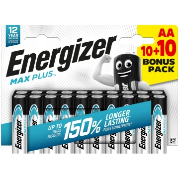Energizer Max Plus LR6 AA elementy 20 vnt. LR6IPR/