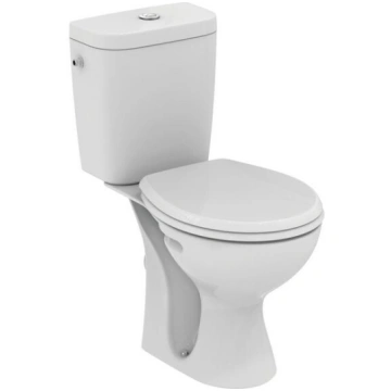 Kompakts tualetes pods + soft-close sēdeklis, hori