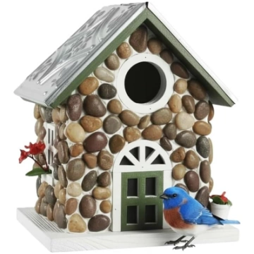CEDAR ALFA Masterpiece Bluebird House for Outside,
