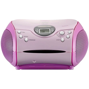 Magnetola Lenco SCD-24 Pink, 13 W, rozā krās