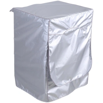 Silver Washing Machine Cover Waterproof Sunscreen