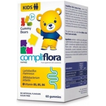Uztura bagātinātājs CompliFlora Kids Gummy Bears, 