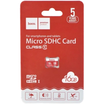 HOCO microSD memory card, 16GB, class 10