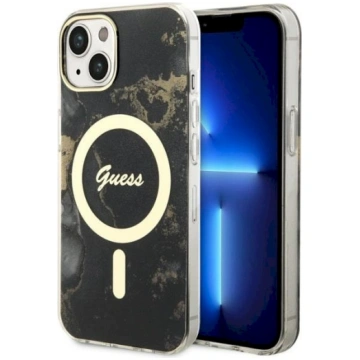 Guess GUHMP14MHTMRSK Golden Marble MagSafe Aizsarg