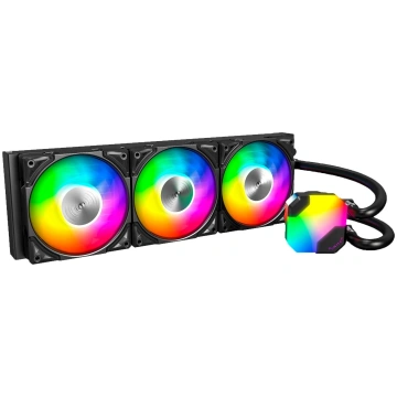 Montech Hyper Flow ARGB 360 mm Melns — AIO ūdens d