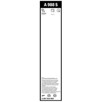Bosch Bosch Aerotwin Flatblade viskerblade sæt A98