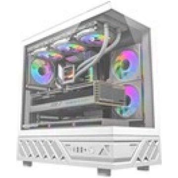 DarkFlash DS950 computer case (white) + 6 fans