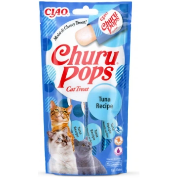 INABA Churu Pops Tuna - Cat treats - 4x15 g