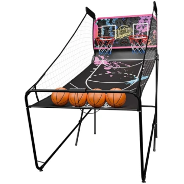 Elektroniska basketbola arkādes spēle diviem spēlē