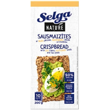 Sausmaizītes Nature ar sēklām Selga 200g
