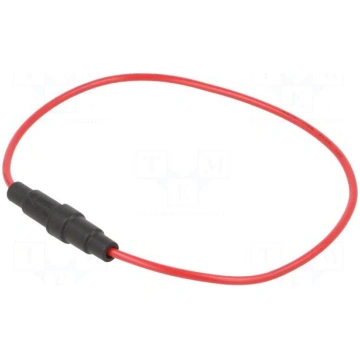 Fuse holder | 5x20mm | on cable | Imax: 10A | Cont