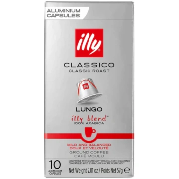 illy Classico Lungo Capsules 10 per pack
