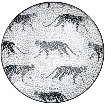 Verlo Wild plakana plate 19 cm, leoparda apdruka V