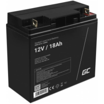 Green Cell ® 12V 18Ah akumulators :: AGM : VRLA ::