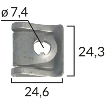 Tapsējuma podziņa ROM C10133 ROMIX