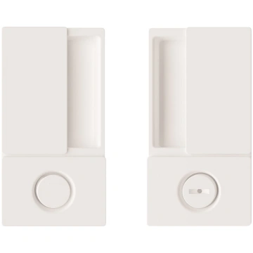 Durvju rokturi WAVE WC White AGB