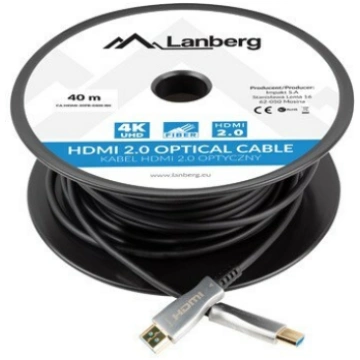 LANBERG HDMI M/M cable 30m optical AOC | CA-HDMI-2
