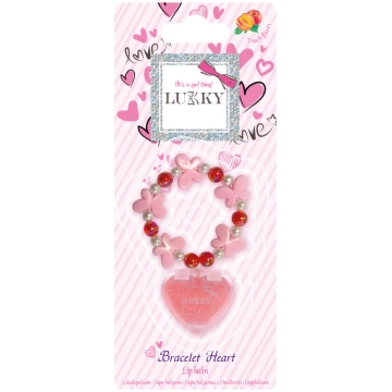 Lukky Lūpu balzams ar aksesuāru "Bracelet Heart" T