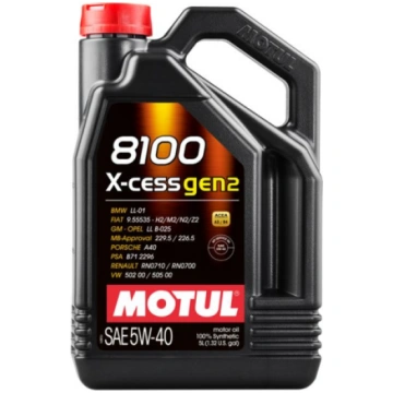 Motul 8100 X-cess GEN2 5W40 5L ACEA A3/B4 API SP 1