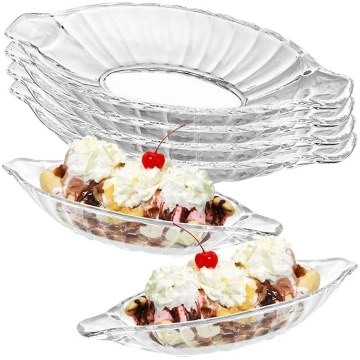 LDXDRU Banana Split bļoda, saldējuma bļoda, saldēj
