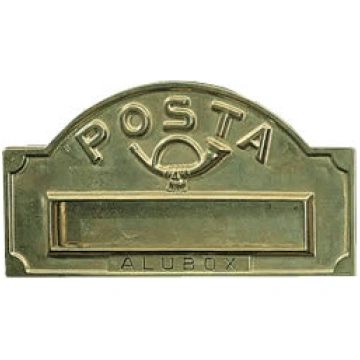 Buca lettere fusione ottone lucido A3 OL - 18x34cm