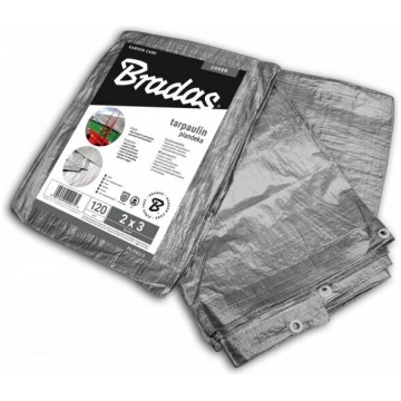 Pastiprināta nojume Bradas Silver, 5 x 8 m, 120 g/