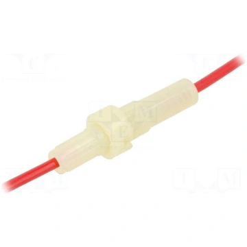 Fuse holder | 6.3x32mm | Imax: 30A | Contacts: bra