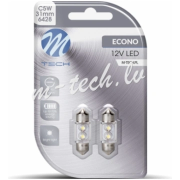 LB025W - Blister 2x LED L025W - C5W 31mm 2LED Whit
