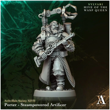 Porter-Steampowered Artificer Archvillain Games